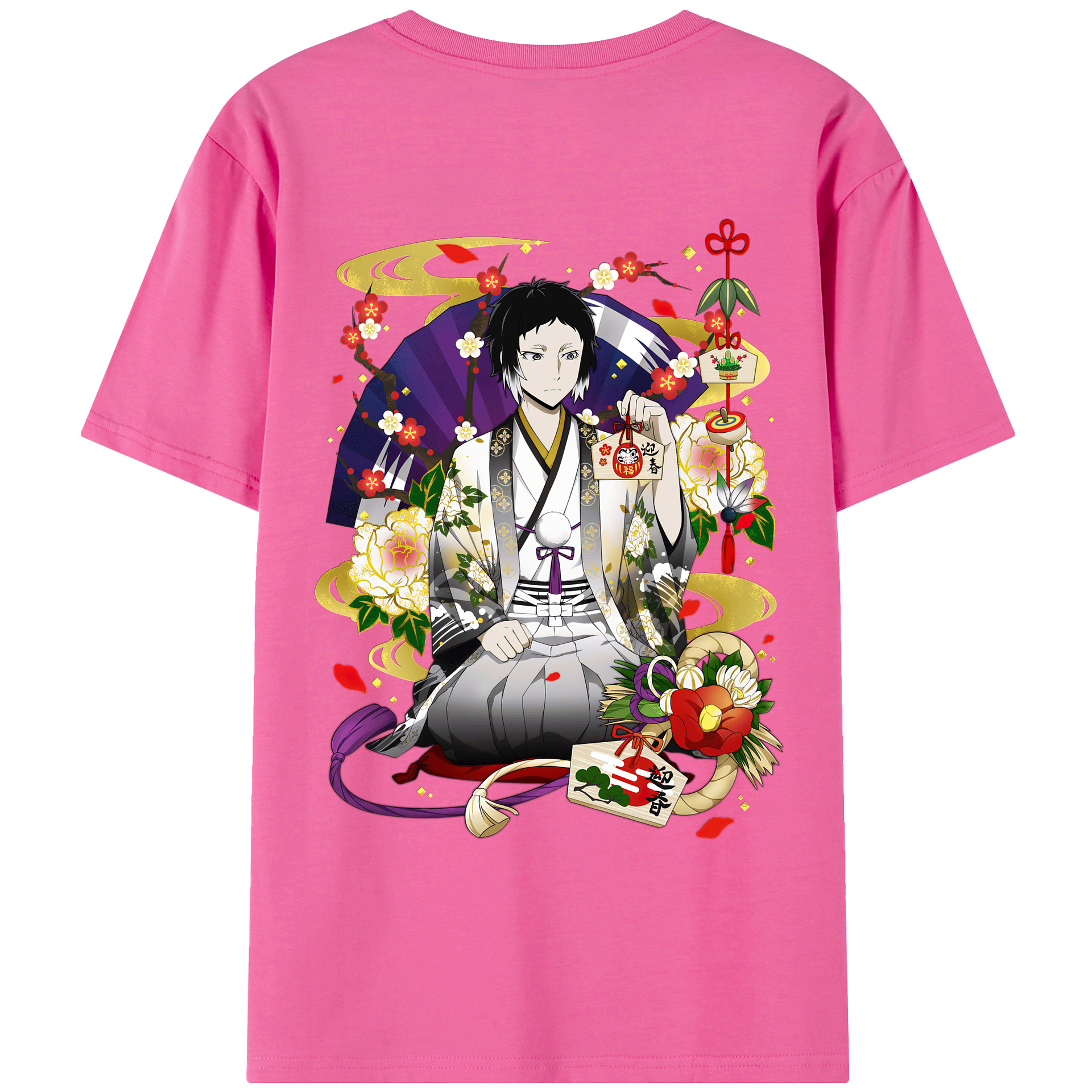 （画像用） 文豪ストレイドッグス Bungo Stray Dogs レディース半袖Tシャツ(バックプリント)